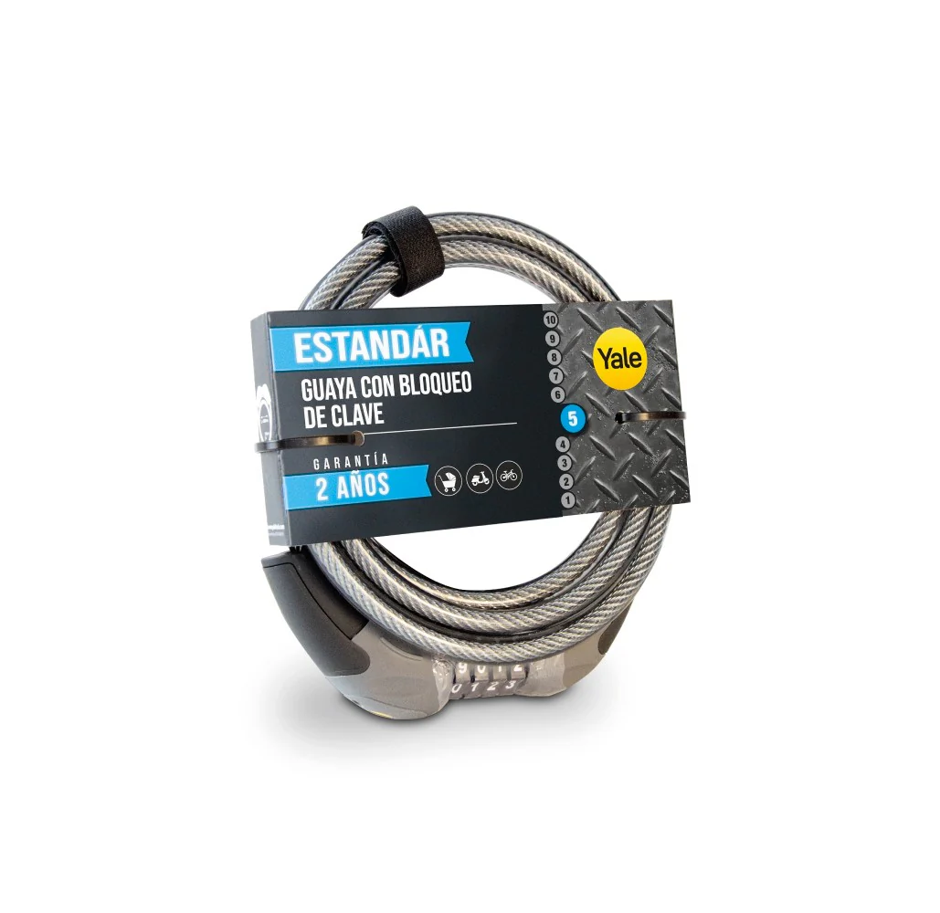 Candado de Bicicleta Tipo Cable con Clave YCC1 - Seguridad Adicional para tu Bicicleta - Image 9