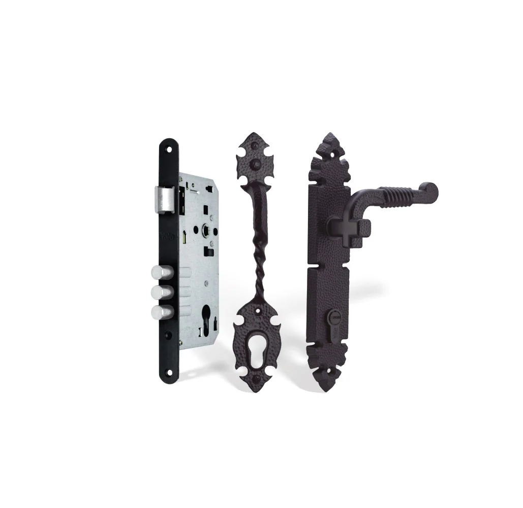Cerradura Rústica de Incrustar para Puerta de Entrada - Image 4