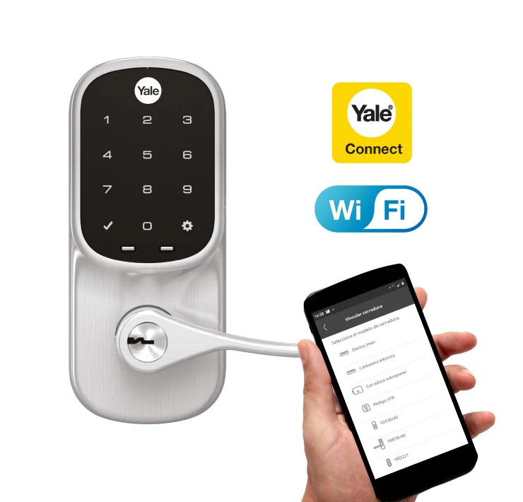 Kit de Yale Connect con Cerrojo Yale Real Living Manija